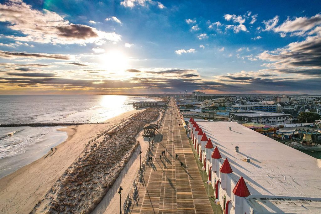 ocean city boardwalk new jersey marketing websites drone photography